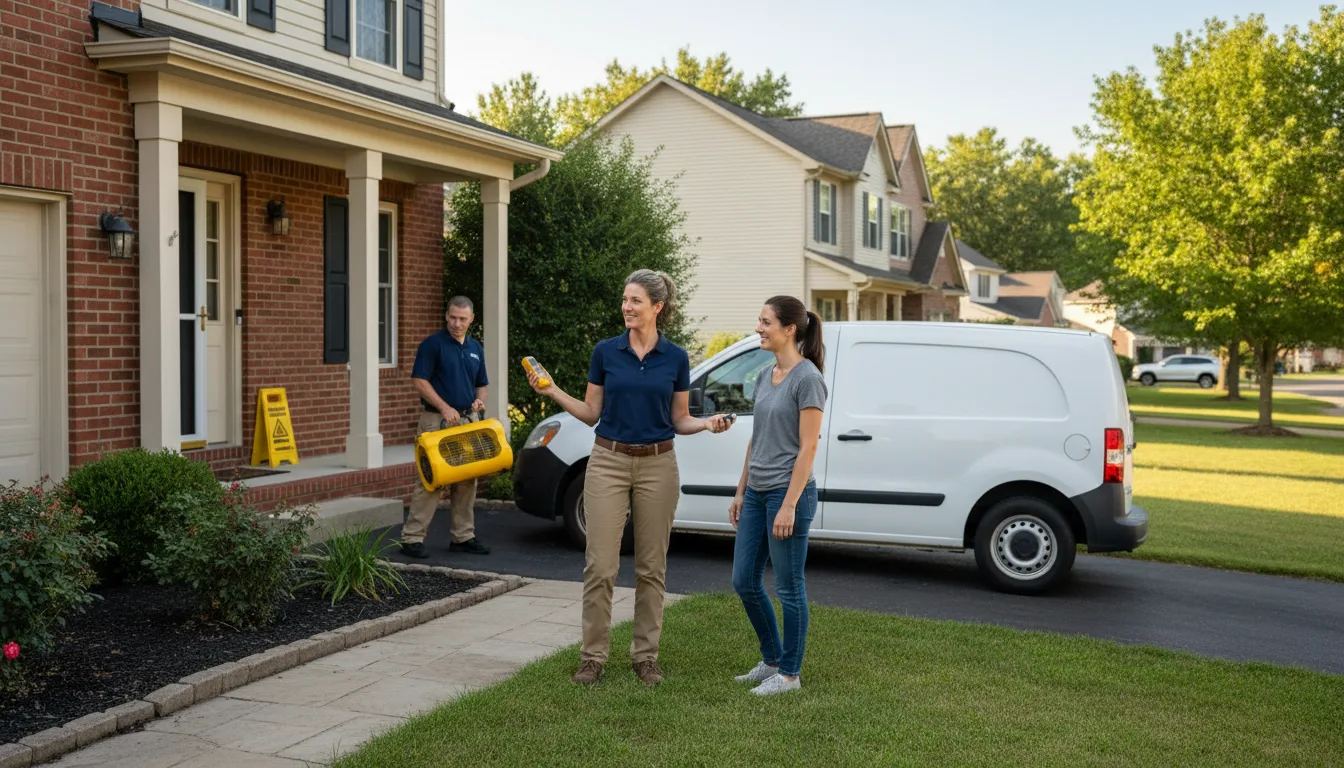 Water restoration image for Fire And Smoke Damage Restoration in Kalida, OH